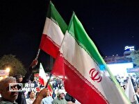 نمایشی از وحدت ناگسستنی مردم کیش با حماسه خیابان در شب صد و سوم