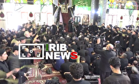 مراسم تشت گذاری در مسجد اعظم اردبیل