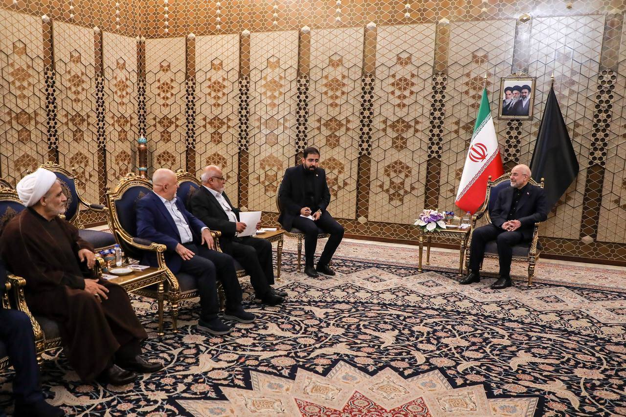 دیدار جمعی از نمایندگان مجلس لبنان با قالیباف