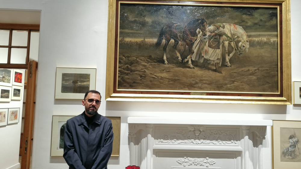 «اتود» حسن روح الامین به باغ موزه هنر ایرانی آمد «اتود» حسن روح الامین به باغ موزه هنر ایرانی آمد